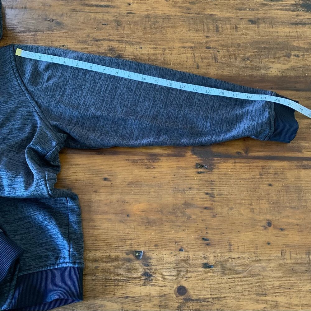 Under Armour Loose Fit Hoodie Heathered Gray Sz L - Picture 8 of 9